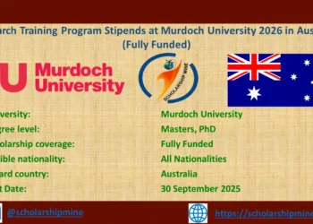 Research Training Program Stipends at Murdoch University 2026 in Australia (Fully Funded)