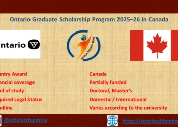 Ontario Graduate Scholarship Program 2025–26 in Canada