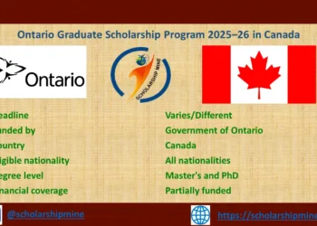 Ontario Graduate Scholarship Program 2025–26 in Canada