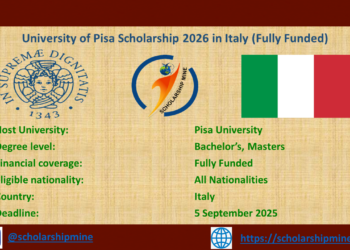 University of Pisa Scholarship 2026 in Italy (Fully Funded)