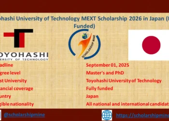 Toyohashi University of Technology MEXT Scholarship 2026 in Japan (Fully Funded)