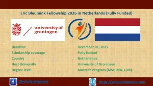 Read more about the article Eric Bleumink Fellowship 2026 in Netherlands (Fully Funded)