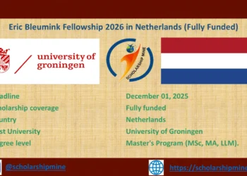 Eric Bleumink Fellowship 2026 in Netherlands (Fully Funded)
