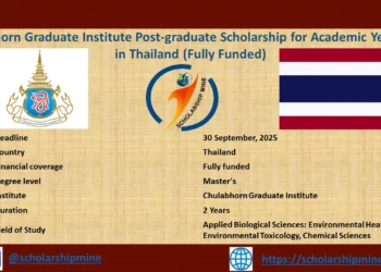 Chulabhorn Graduate Institute Post-graduate Scholarship for Academic Year 2026 in Thailand (Fully Funded)