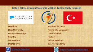 Read more about the article Gotoh Tokyu Group Scholarship 2026 in Turkey (Fully Funded)