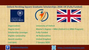 Read more about the article Oxford Pershing Square Graduate Scholarships 2026 UK (Fully Funded)
