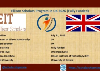 Ellison Scholars Program in UK 2026 (Fully Funded)