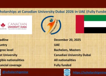 Scholarships at Canadian University Dubai 2026 in UAE (Fully Funded)