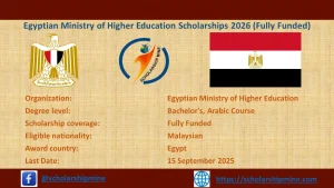 Read more about the article Egyptian Ministry of Higher Education Scholarships 2026 (Funded)