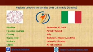 Read more about the article Regione Veneto Scholarships 2025-26 in Italy (Funded)