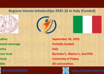 Regione Veneto Scholarships 2025-26 in Italy (Funded)