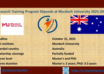 Research Training Program Stipends at Murdoch University 2025-2026