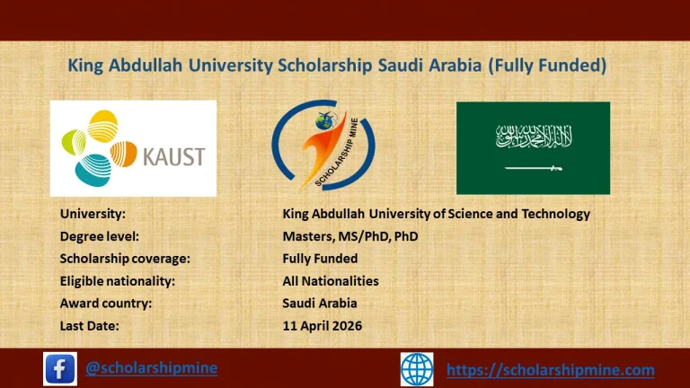King Abdullah University Scholarship Saudi Arabia (Fully Funded)