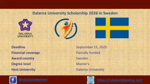 Read more about the article Dalarna University Scholarship 2026 in Sweden