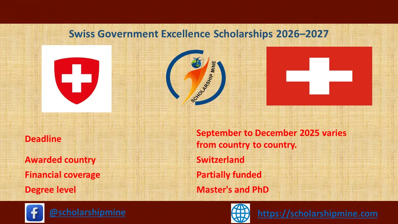 You are currently viewing Swiss Government Excellence Scholarships 2026–2027