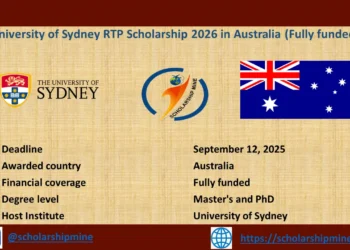 University of Sydney RTP Scholarship 2026 in Australia (Fully funded)