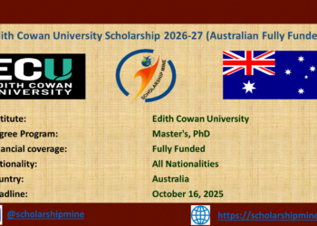 Edith Cowan University Scholarship 2026-27 (Australian Fully Funded)