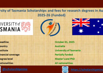 University of Tasmania Scholarships and fees for research degrees in Australia 2025-26 (Funded)