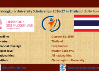 Chulalongkorn University Scholarships 2026-27 in Thailand (Fully Funded)