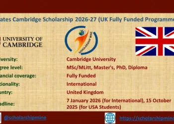 Gates Cambridge Scholarship 2026-27 (UK Fully Funded Programme)