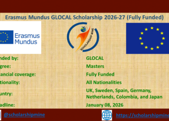 Erasmus Mundus GLOCAL Scholarship 2026-27 (Fully Funded)