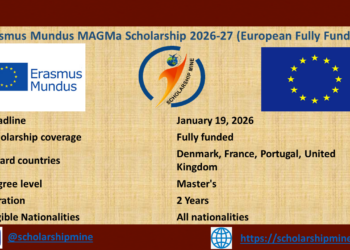Erasmus Mundus MAGMa Scholarship 2026-27 (European Fully Funded)