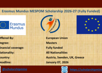 Erasmus Mundus MESPOM Scholarship 2026-27 (Fully Funded)