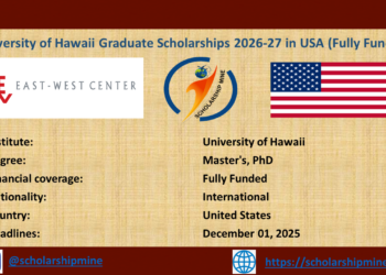 University of Hawaii Graduate Scholarships 2026-27 in USA (Fully Funded)