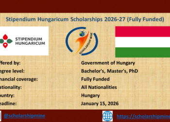 Stipendium Hungaricum Scholarships 2026-27 (Fully Funded)