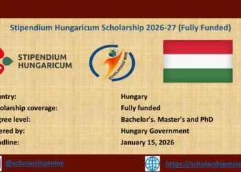 Stipendium Hungaricum Scholarship 2026-27 (Fully Funded)