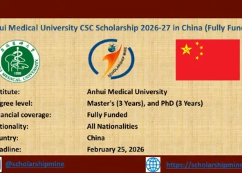 Anhui Medical University CSC Scholarship 2026-27 in China (Fully Funded)