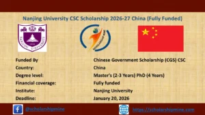Read more about the article Nanjing University CSC Scholarship 2026-27 China (Fully Funded)