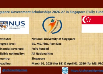 Singapore Government Scholarships 2026-27 in Singapore (Fully Funded)