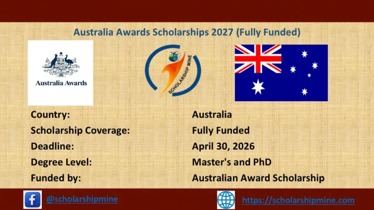 Australia Awards Scholarships 2027 (Fully Funded)